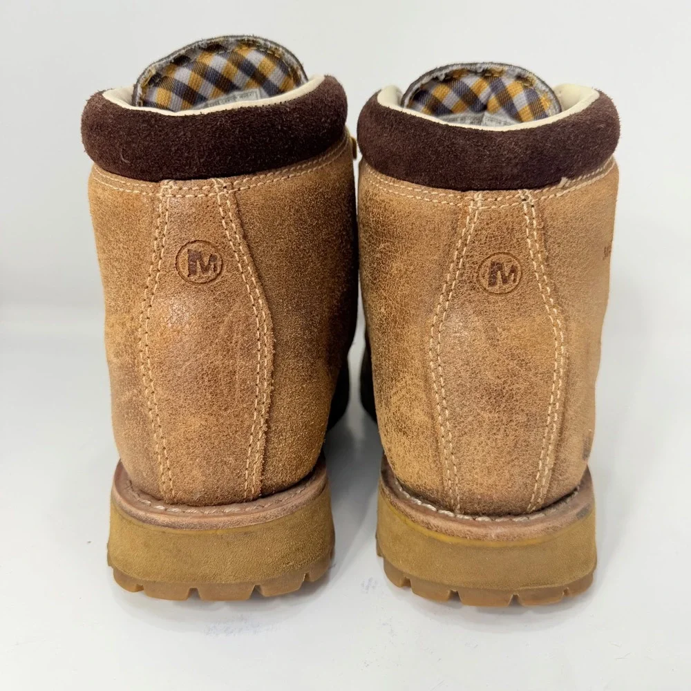 Merrell Origins Wilderness Canyon Wheat Suede Hiking Boots J39211 Mens 11 Vibram